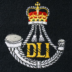 Durham Light Infantry Silk Blazer Badge
